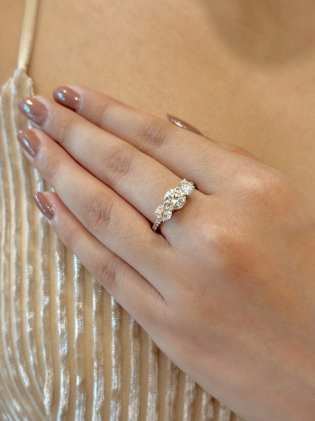 Showcasing Best Diamond Ring on Girl's Hand