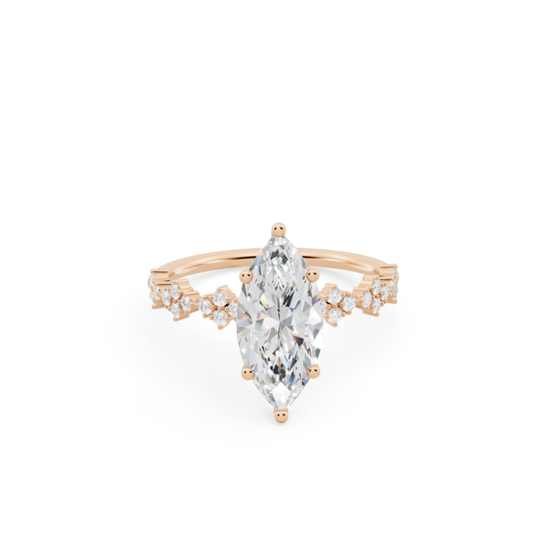 Minimalist Marquise Engagement Ring