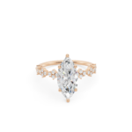 Minimalist Marquise Solitaire Ring