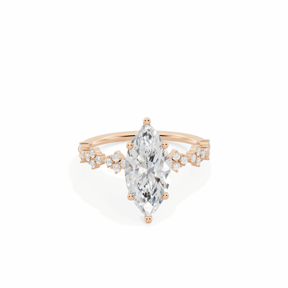 Minimalist Marquise Engagement Ring