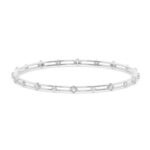 Gleaming Diamond Bangle Set