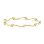 Minimalist Diamond Bangle