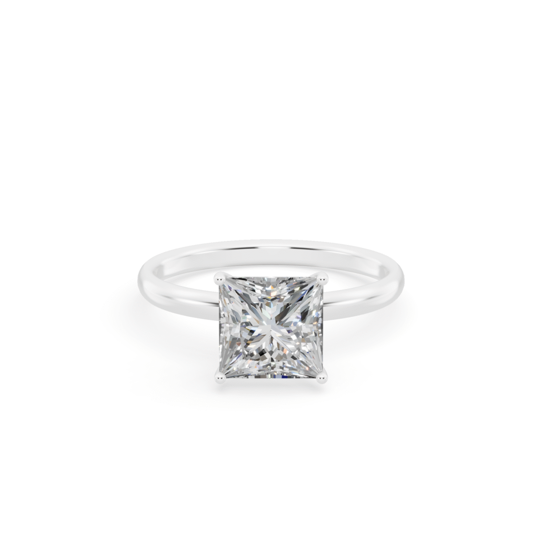 Princess Cut Solitaire Ring