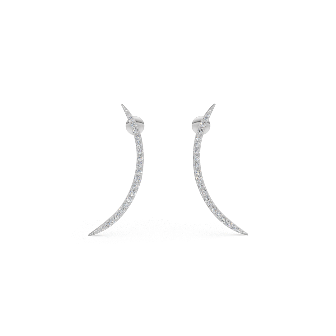 Half Moon Fashion Stud