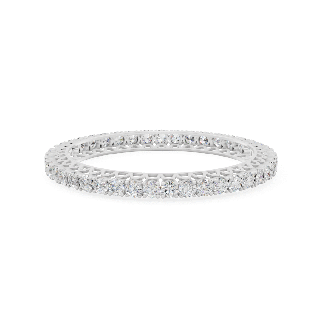 Bezel Distanced Diamond Bracelet