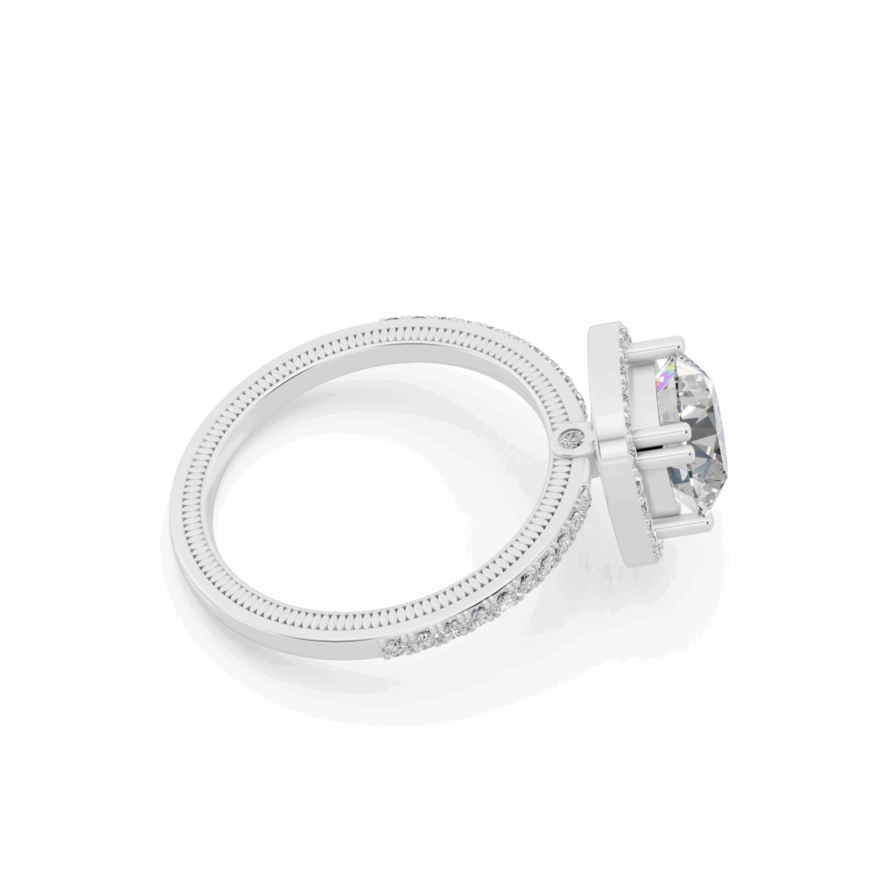 High Quality Anyra Eight-Prong Solitaire Wedding Ring