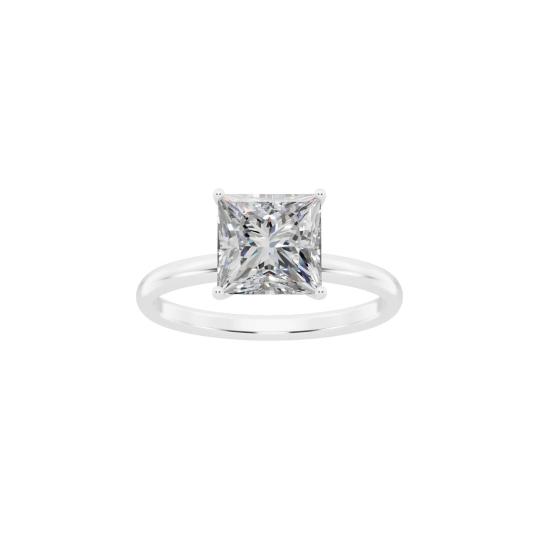 Buy Anyra Classic Princess Cut Solitaire Ring