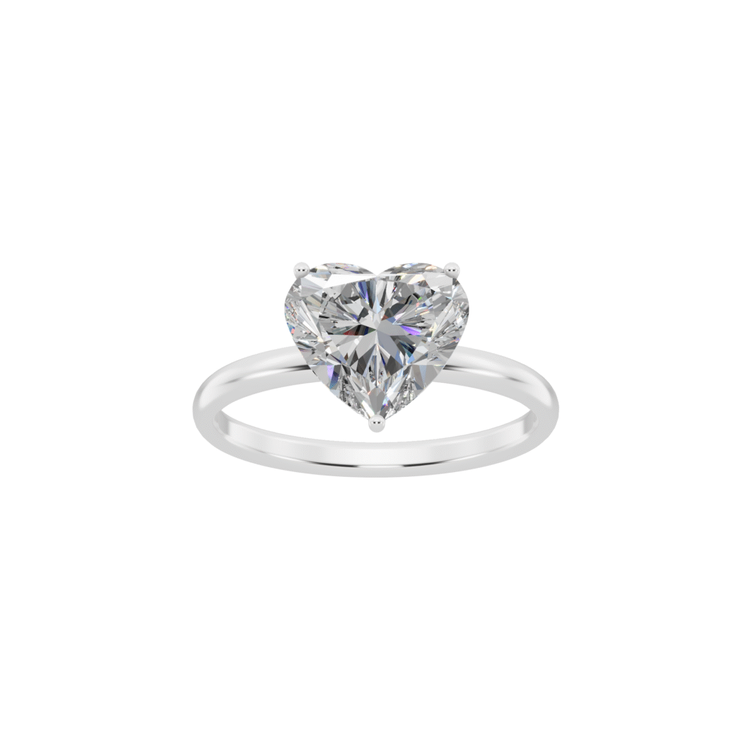 Best Quality Anyra Classic Heart Cut Solitaire Ring