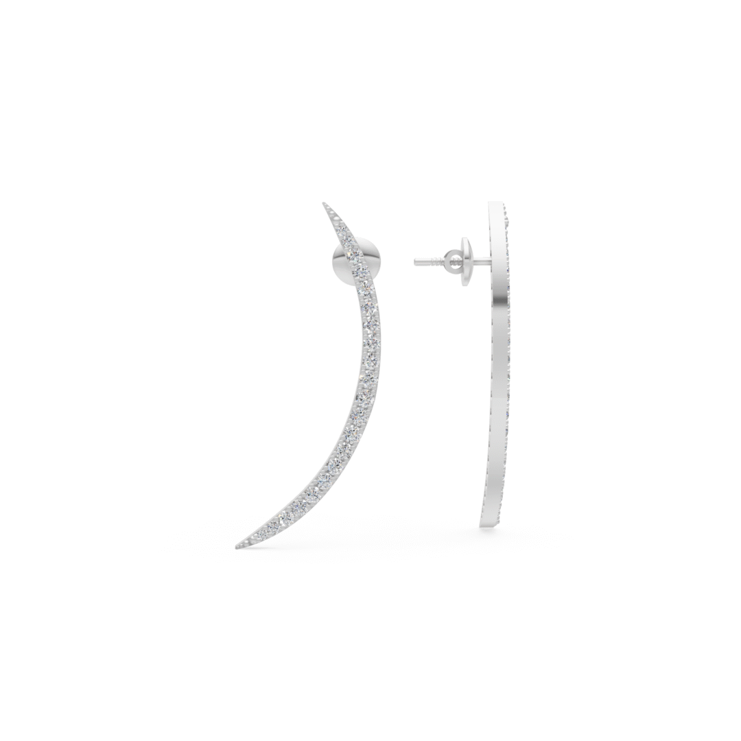 Best Quality Anyra Half Moon Fashion Stud Earrings