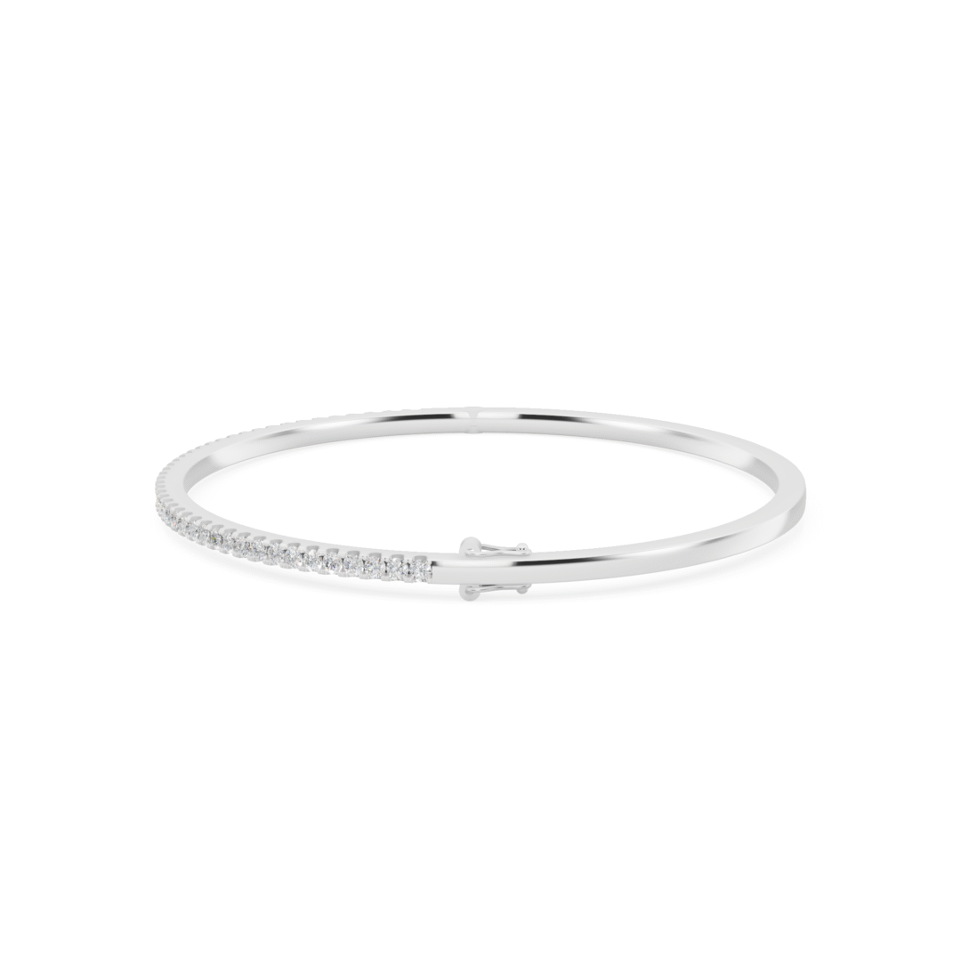 Best Quality Anyra Round Cut Single Row Diamond Bracelet