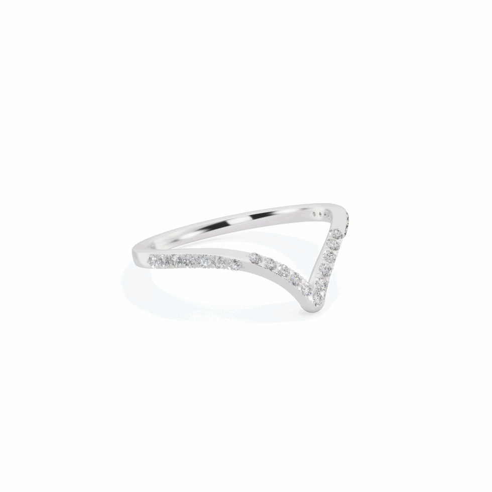 High Quality Anyra Chevron Inspired Ring Wrap