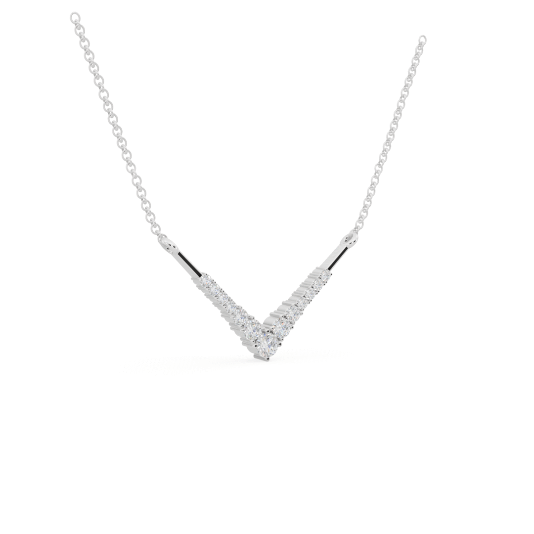 Best Quality Anyra Diamond Chevron Necklace
