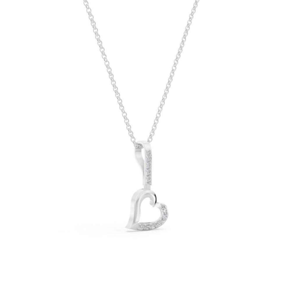 High Quality Anyra The Angelic Heart Diamond Pendant