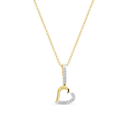 The Angelic Heart Diamond Pendant from Anyra Diamonds