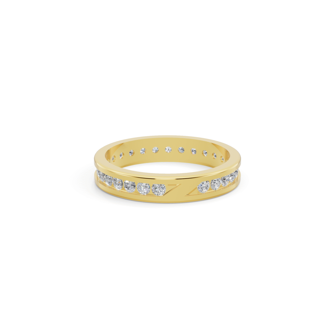 Channel Set Diamond Band from Anyra Diamonds