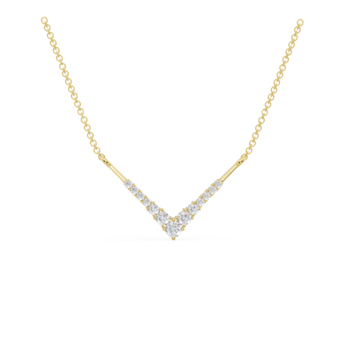 Diamond Chevron Necklace from Anyra Diamonds