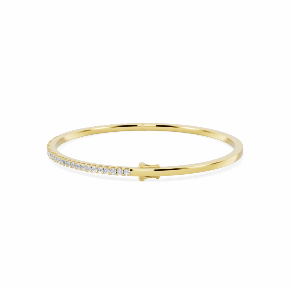 Buy Round Cut Single Row Diamond Bracelet