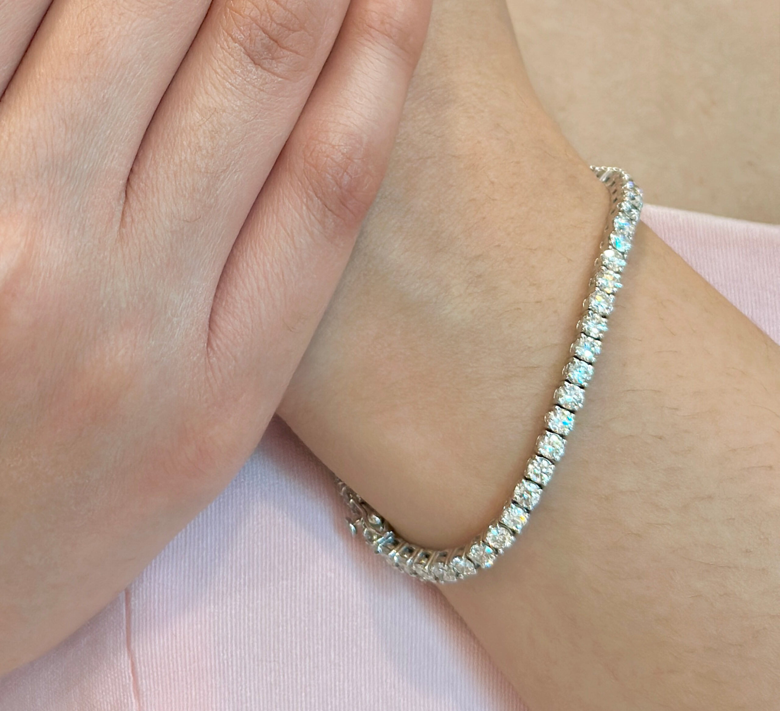 Showcasing Bracelets on Girl's Hand