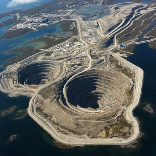 Showcasing Diamond Mined Area