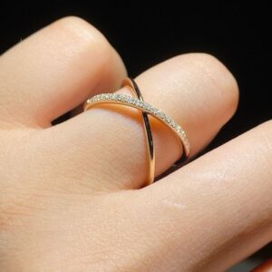 Man Made Diamond Ring