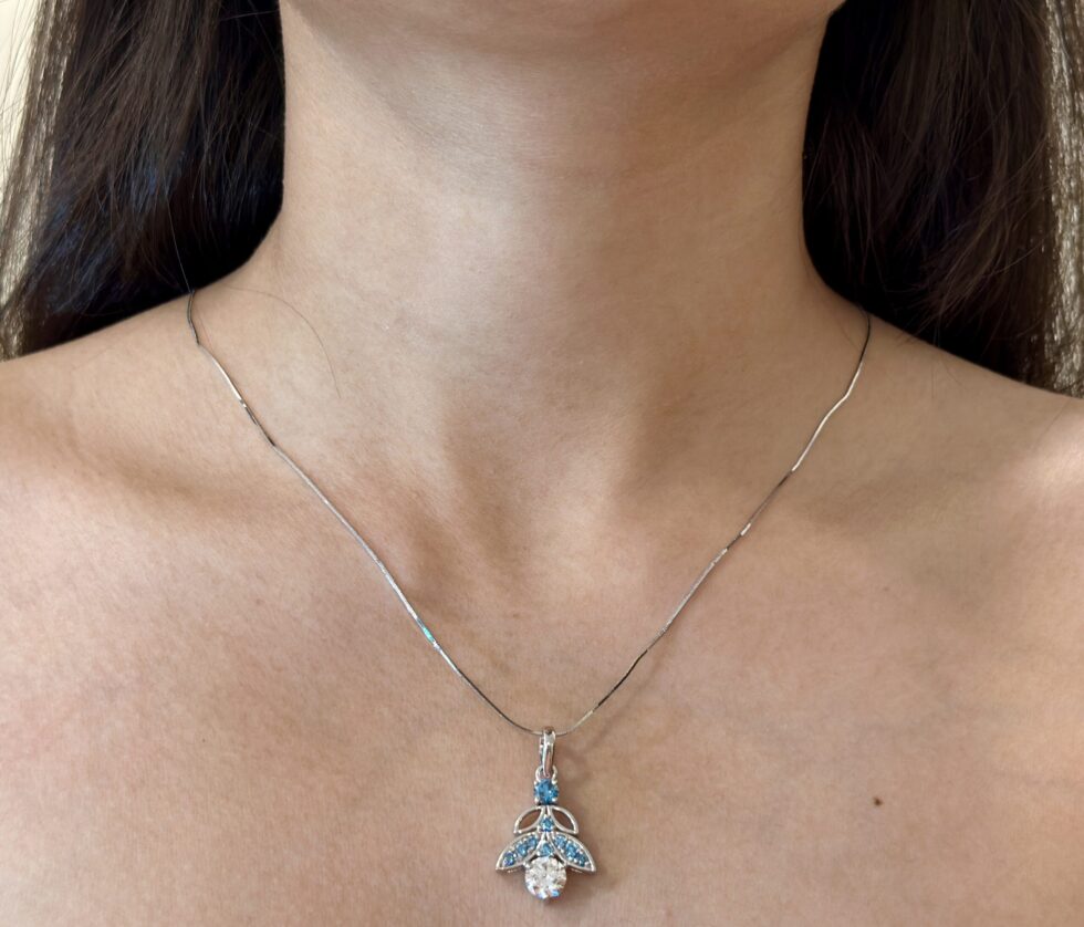 Buy Blue Honeydew Pendant