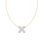 Stellar Flower Pendant with Chain