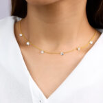 Floating Diamond Necklace