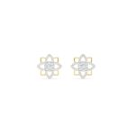 Petal Sparkle Diamond Stud