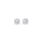 Cushion Cut Solitaire Stud