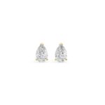 Pear Cut Diamond Stud Earrings