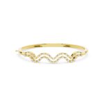 Double Wave Diamond Bracelet