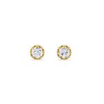 Diamond Cluster Design Solitaire Stud