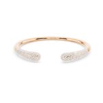 Starlit Embrace Lab Grown Diamond Open Cuff Bracelet