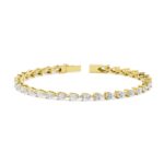 Pear Shape Diamond Tennis Bracelet