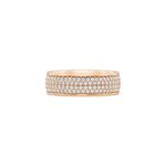 4 Row Round Diamond Eternity Band