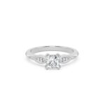 Classic Channel-Set Princess Diamond Ring