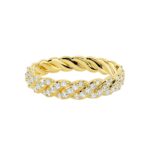 Frost Weave Lab Diamond Band