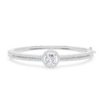 Double Halo Lab Grown Diamond Pave Bracelet for Elegant Shine