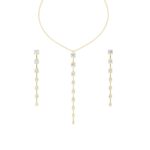 Serena Drop Cascade Nacklace Set
