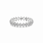 Frost Petal Diamond Eternity Band