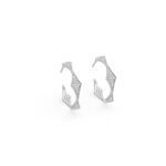 Designer Diamond Hoop Earrings