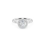 Lab Grown Diamond Halo Ring - Versatile Round Stylish Elegance