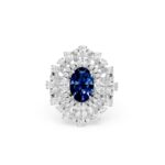 Blue Enchante Diamond Cocktail Ring 18kt & 14kt Gold