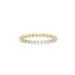Shared Prong Round Wedding Band