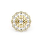 Blossoming Tendril Diamond Cocktail Ring