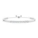 Minimal Round Diamond Bracelet