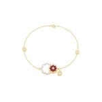 Forever Bloom Diamond Chain Bracelet 18kt & 14kt Gold