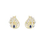 Eterna Blue Diamond Cocktail Earring