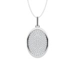 Oval Luxe Shine Pendant 14kt & 18kt Gold