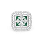 Rose Dazzle Diamond Cocktail Ring 14kt & 18kt Gold